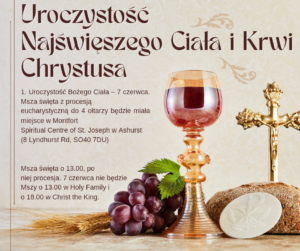 Plakat Boże Ciało